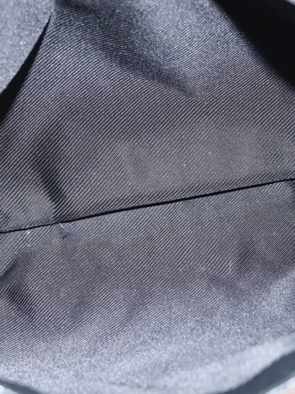 Authentic GUCCI GG Canvas Shoulder Bag Black Silver 114273 - Picture 8 of 16